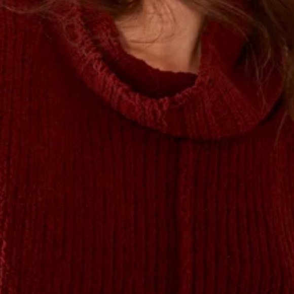 NWT FREE PEOPLE CRANBERRY PULLOVER SWEATER - Picture 7 of 9